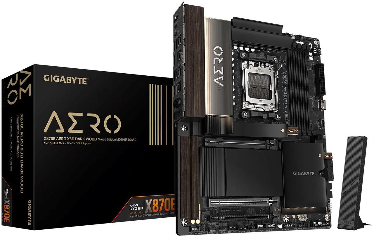 X870E AERO X3D DARK WOOD