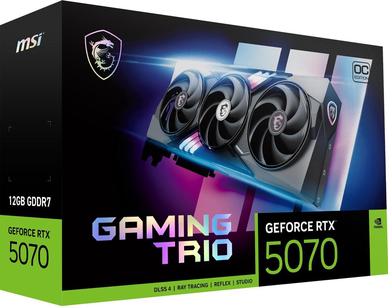MSI RTX 5070 SHADOW 3X OC 12G (RTX 5070 12G SHADOW 3X OC)