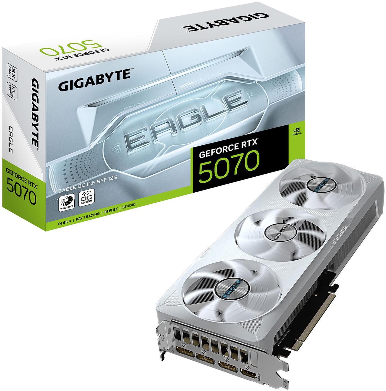 GIGABYTE RTX 5070 EAGLE OC ICE SFF 12G (GV-N5070EAGLEOC-ICE-12GD)
