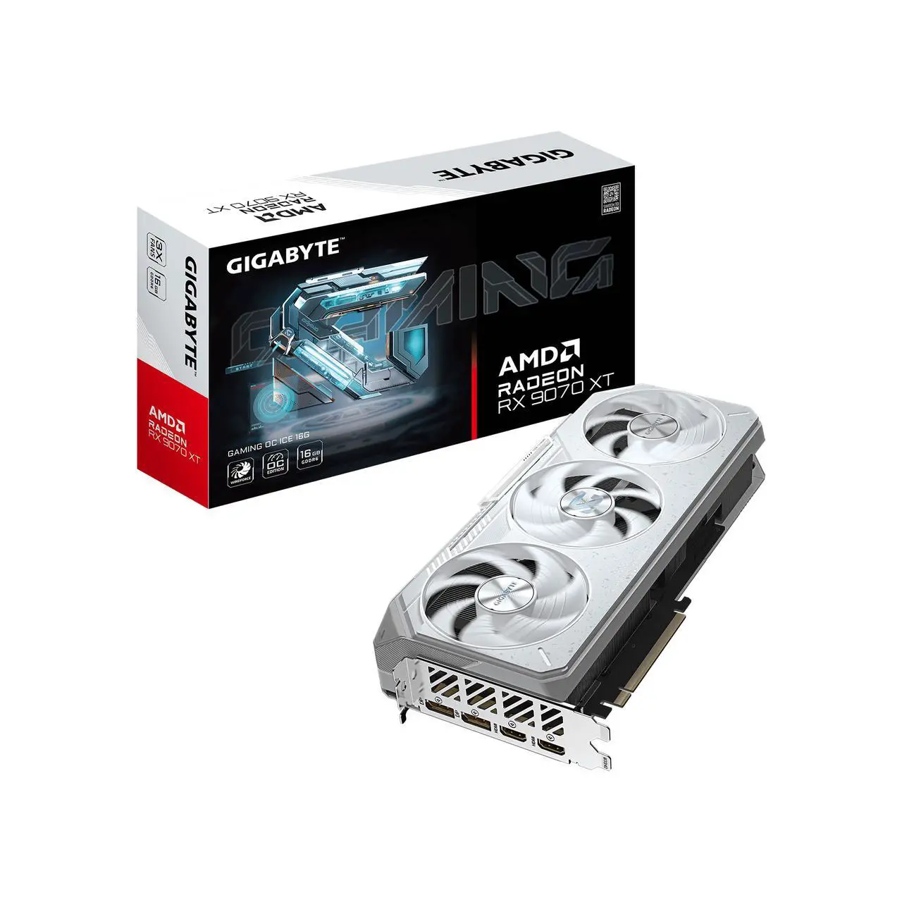 GIGABYTE RX 9070 XT GAMING OC ICE (GV-R907XGAMINGOCICE-16GD)