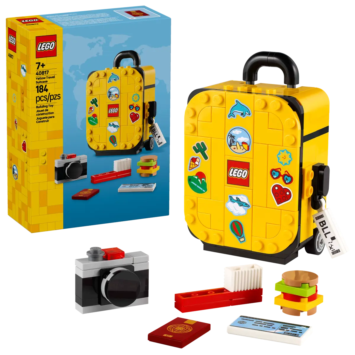 Yellow Travel Suitcase (40817)