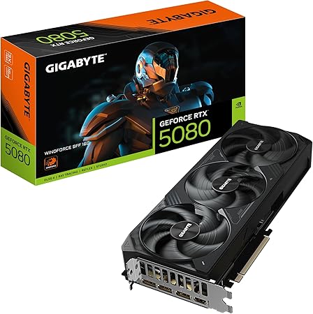 GIGABYTE RTX 5080 WINDFORCE SFF (GV-N5080WF3-16GD)