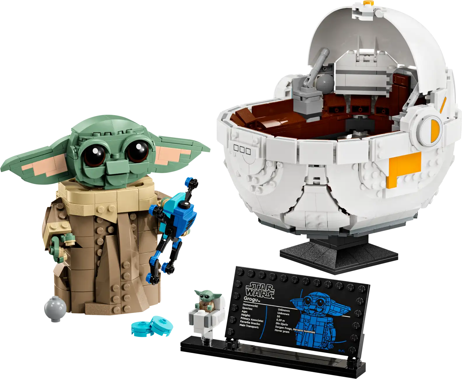Grogu With Hover Pram (75403)