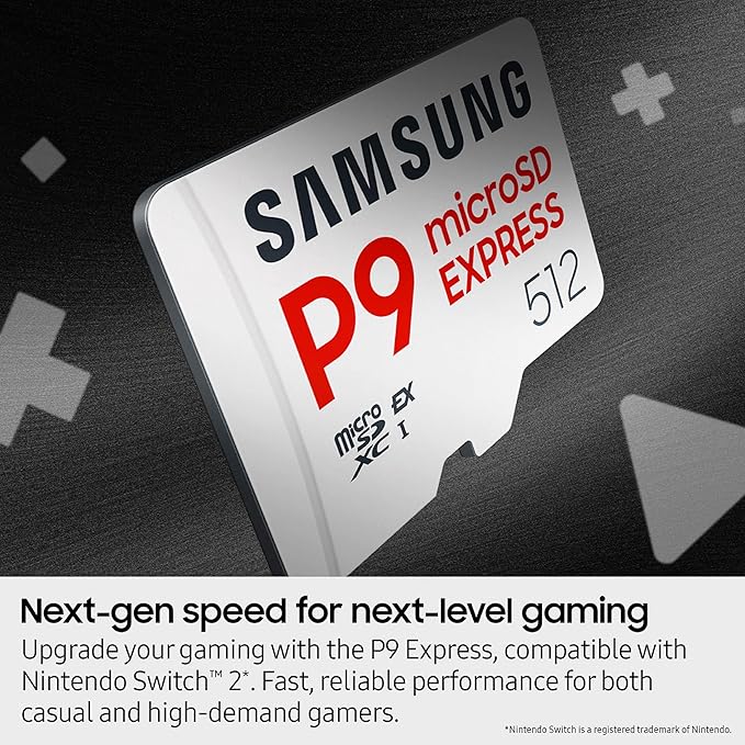 Samsung P9 Express microSDXC [Switch 2] - 512GB (MB MK512T/AM)