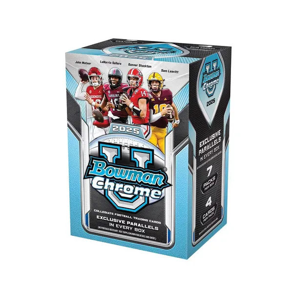 2025 Bowman Chrome U Collegiate Football Value Box