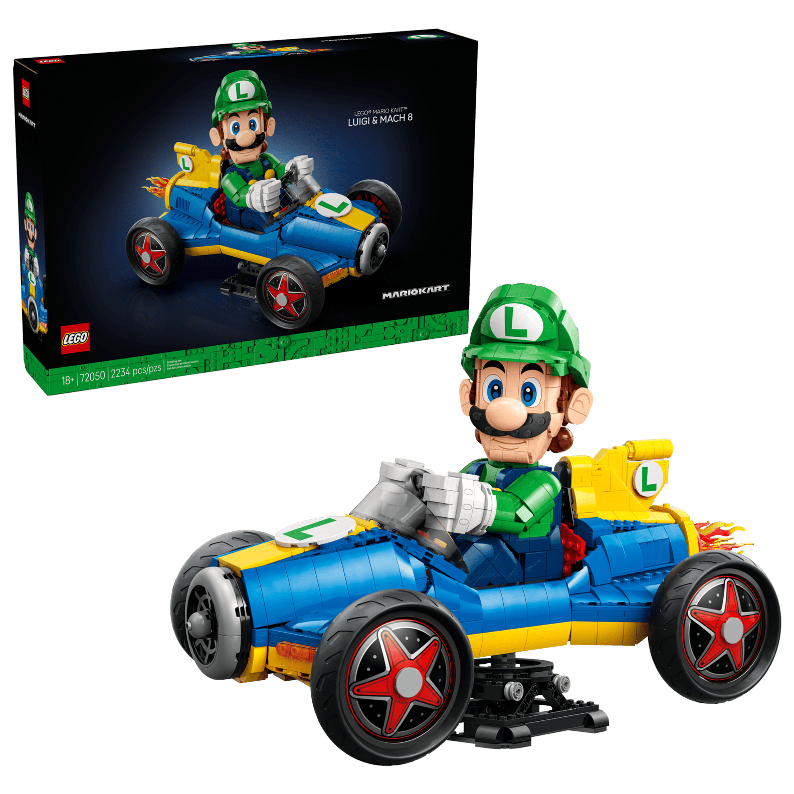 Mario Kart Luigi & Mach 8 (72050)